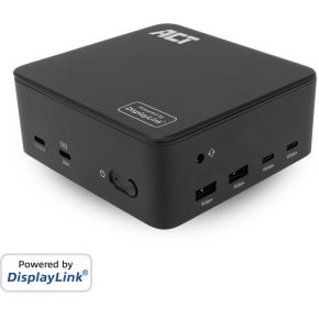 ACT Universeel USB-C Dockingstation 4K, voor 3 HDMI/DisplayPort monitoren, DisplayLink