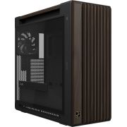 ASUS ProArt PA602 Wood Edition Modern Black - Tempered Glass Panel Midi Tower Zwart, Hout Behuizing