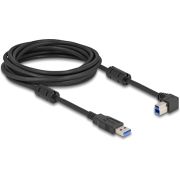 DeLOCK 81111 USB-kabel USB 3.2 Gen 1 (3.1 Gen 1) 5 m USB A USB B Zwart