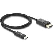 DeLOCK 81701 video kabel adapter 1 m USB Type-C DisplayPort Zwart