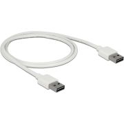 DeLOCK 85193 USB-kabel USB 2.0 1 m USB A Wit