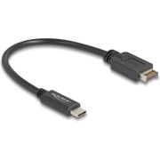 DeLOCK 85528 USB-kabel USB 3.2 Gen 2 (3.1 Gen 2) 0,25 m USB E USB C Zwart