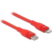 DeLOCK 86633 Lightning-kabel 0,5 m Rood
