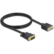 DeLOCK 86752 video kabel adapter 1 m DVI VGA (D-Sub) Zwart