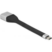 DeLOCK 86934 video kabel adapter 0,14 m USB Type-C DisplayPort Zwart, Zilver