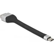 DeLOCK 86935 video kabel adapter 0,13 m USB Type-C VGA (D-Sub) Zwart, Zilver