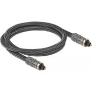 DeLOCK 86983 audio kabel 1 m Toslink Antraciet