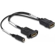 DeLOCK 87039 tussenstuk voor kabels DisplayPort DisplayPort, DC Zwart