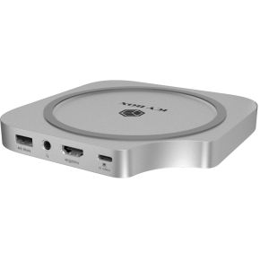 ICY BOX Club Dock 100 USB 3.2 Gen 2 (3.1 Gen 2) Type-C Zilver