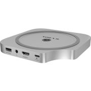 ICY BOX Club Dock 100 USB 3.2 Gen 2 (3.1 Gen 2) Type-C Zilver