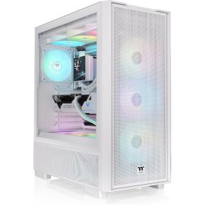 Thermaltake S380 TG ARGB Midi Tower Zwart, Wit