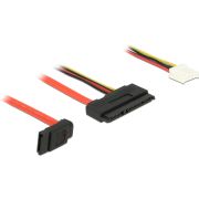 DeLOCK 0.3m, SATAIII 7p + Floppy 4p/SATAIII 22p SATA-kabel 0,3 m SATA 7-pin + Molex (4-pin) SATA 22-