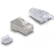 DeLOCK 66904 kabel-connector RJ-45 Grijs, Transparant
