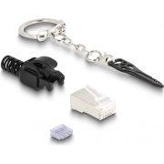 DeLOCK 66988 kabel-connector RJ45 Zwart, Metallic
