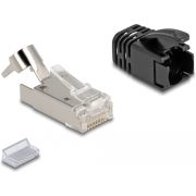 DeLOCK 67017 kabel-connector RJ45 Zwart, Zilver