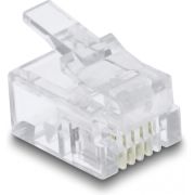 DeLOCK 67020 kabel-connector RJ11 Transparant