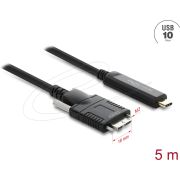 DeLOCK 83623 USB-kabel USB 2.0 5 m USB C Micro-USB B Zwart