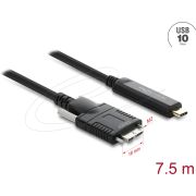 DeLOCK 83629 USB-kabel USB 2.0 7,5 m USB C Micro-USB B Zwart