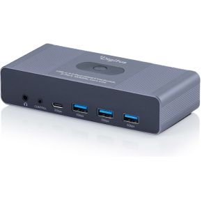 Digitus DS-12856 USB-C 3.0 Dual HDMI KVM-switch, 2-poorts, 4K60Hz