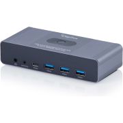 Digitus DS-12856 USB-C 3.0 Dual HDMI KVM-switch, 2-poorts, 4K60Hz