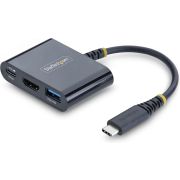 StarTech.com USB-C naar HDMI Multiport Adapter met 140W PD Charging, 4K 60Hz HDMI, USB 5Gbps Hub, Mi