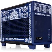 Thermaltake TR100 Koralie Edition Cobalt Blue Mini Tower Blauw Behuizing