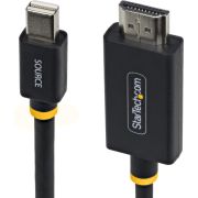 StarTech.com 1M-MDP-HDMI2-4K60 video kabel adapter Mini DisplayPort HDMI Type A (Standaard) Zwart