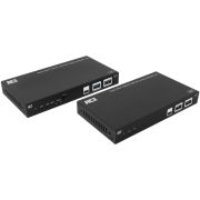 ACT AV media extender set met dual USB-C switch. CAT6A. 100 meter