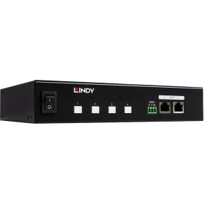 Lindy 32622 energiedistributie 4 AC-uitgang(en) 1U Zwart