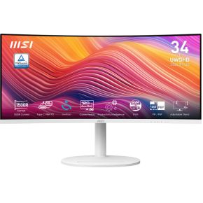 MSI Modern MD342CQPW 34 Wide Quad HD 120Hz VA Curved USB-C Monitor