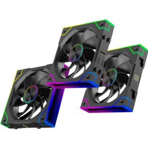 Xilence Gaming Series XPF360R.ARGB Computer behuizing Ventilator 12 cm Zwart 3 stuk(s)