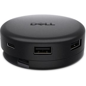DELL DA326 Bedraad USB 3.2 Gen 1 (3.1 Gen 1) Type-C Zwart