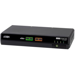 ATEN 2-poorts USB 5K DisplayPort/HDMI universele beveiligde Secure KVM Schakelaars voor twee display