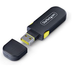 StarTech.com USB-A Poort Blocker Sleutel met 4x Vergrendelbare USB-A Stofkappen, Herbruikbare Snap-I