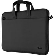 Trust Bologna 35,6 cm (14") Tas met bovensluiting Zwart