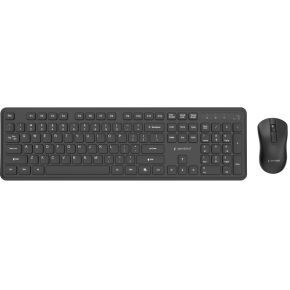 Gembird KBS-WPS-01 toetsenbord Inclusief muis Kantoor RF Draadloos QWERTY US International Zwart