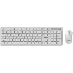 Gembird KBS-WPS-01-W toetsenbord Inclusief muis Kantoor RF Draadloos QWERTY US International Wit