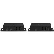 Lindy 39347 audio/video extender AV-zender & ontvanger Zwart