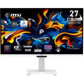 MSI Pro MAX 271UPXW12G computer monitor 67,3 cm (26.5 ) 3840 x 2160 Pixels UltraWide Full HD QD-OLED