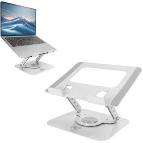 ACT Laptopstandaard 360° draaibaar. traploos in hoogte verstelbaar. ACT Essentials