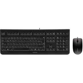 CHERRY DC 2000 toetsenbord Inclusief muis Universeel USB Belgisch Zwart