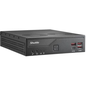 Shuttle Slim PC DB860 , S1851, 2x HDMI, 1x DP, 1x USB-C (DP), 1x 2.5 , 1x M.2, 2x LAN (Intel 1G + 2.