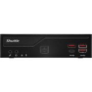 Shuttle Slim PC DB860 , S1851, 2x HDMI, 1x DP, 1x USB-C (DP), 1x 2.5", 1x M.2, 2x LAN (Intel 1G + 2.