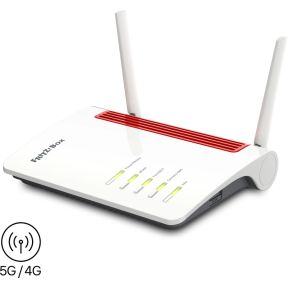 Box AVM 6850 5G v2 International draadloze router Gigabit Ethernet Dual-band (2.4 GHz / 5 GHz) Wit,