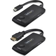 StarTech.com 4KUSBC-WIRELESS-65FT audio/video extender AV-zender & ontvanger Zwart