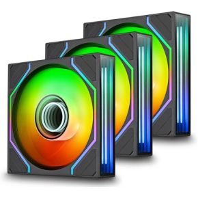 Thermaltake SWAFAN 120 EX INFINITY Computer behuizing Ventilator 12 cm Zwart 3 stuk(s)