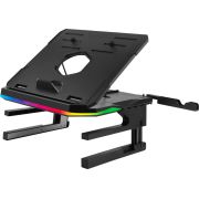 Enermax R.T.STAND Laptop- en tabletstandaard Zwart 43,2 cm (17")