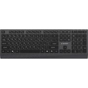 Gembird KB-MCH-06 Thuis/Werk USB International, Oekraïens, Russisch Zwart Toetsenbord