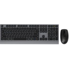 Gembird KBS-WPS-02 toetsenbord Inclusief muis Thuis/Werk RF-draadloos + Bluetooth QWERTY US Internat