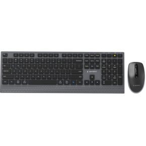 Gembird KBS-WPS-02 toetsenbord Inclusief muis Thuis/Werk RF-draadloos + Bluetooth QWERTY US Internat